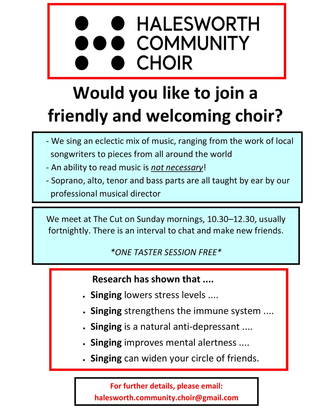 Halesworth Community Choir