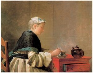 Jean-Baptiste-Siméon Chardin A Lady taking Tea