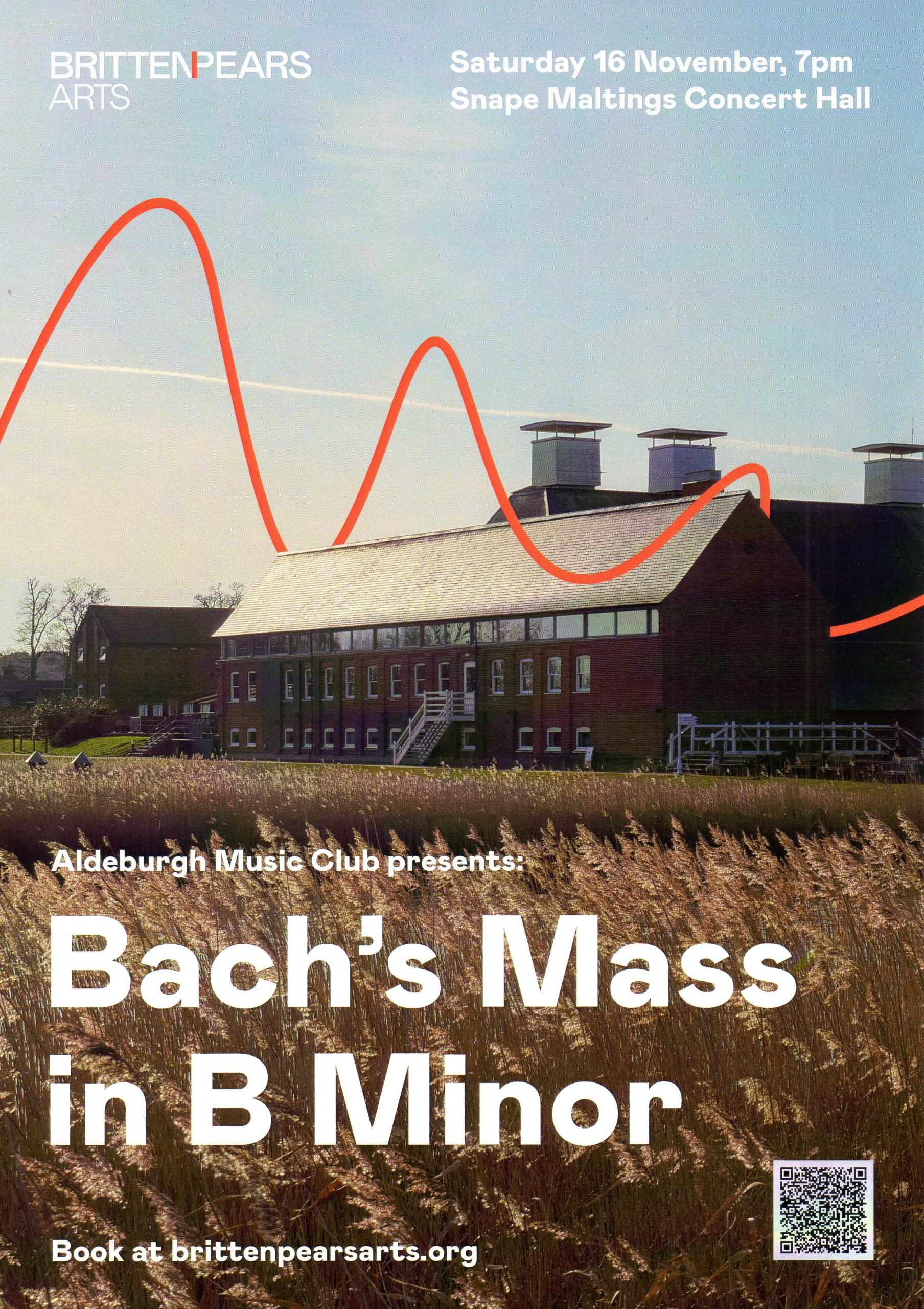 Bach's Mass at Snape Maltings poster