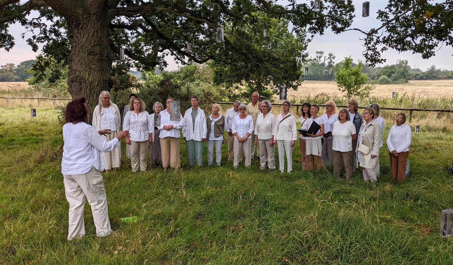 Halesworth Harmony Choir singing at Sandlings, Potton Hall